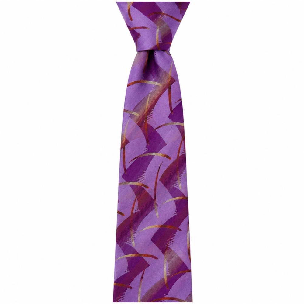 J. GARCIA Junglescape Silk Tie Anniversary Jerry Garcia Collection 39 Purple
